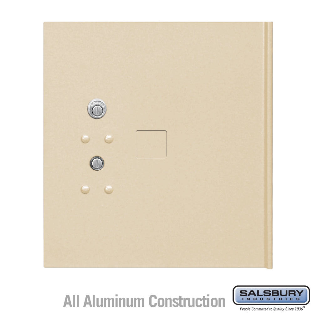 Replacement Parcel Locker Door and Tenant Lock - for Cluster Box Unit - Medium Parcel Locker - with (3) Keys - Sandstone