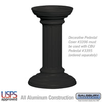 Thumbnail for Regency Decorative Pedestal Cover - Tall - Black