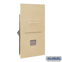 Thumbnail for Collection Unit - for 6 Door High 4B+ Mailbox Units - Sandstone - Rear Loading - USPS Access