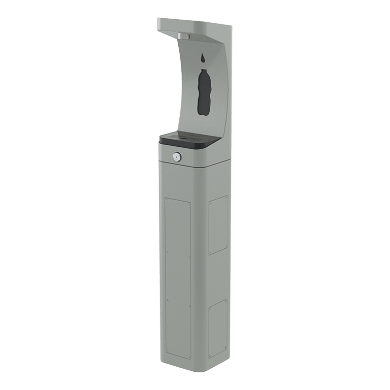 ADA Outdoor Stainless Steel Pedestal Bottle Filler