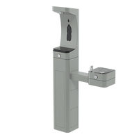 Thumbnail for ADA Outdoor Stainless Steel Pedestal Bottle Filler and Fountain