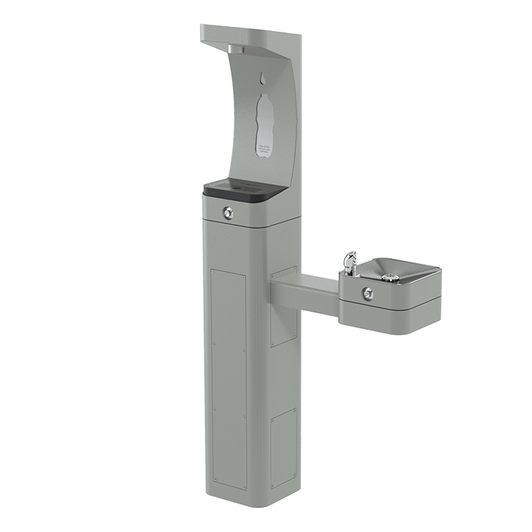 ADA Outdoor Freeze-Resistant Stainless-Steel Bottle Filler and Fountain 