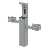 Thumbnail for ADA Outdoor Filtered Stainless Steel Bottle Filler and Dual Fountain