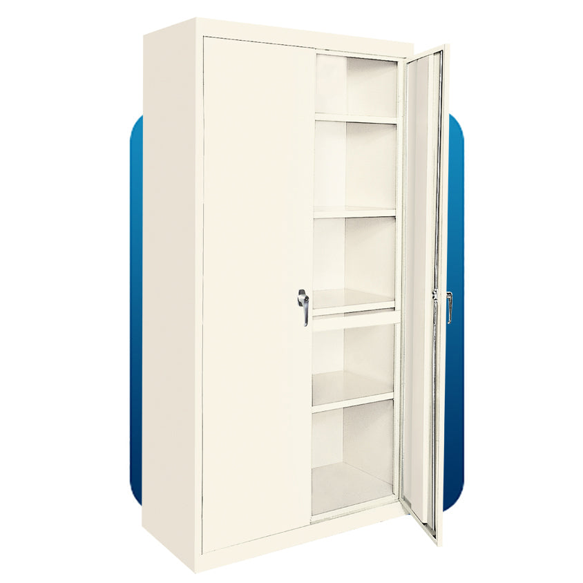 Steel Cabinets USA All Adjustable Series With 5 Shelves - 36x18x72 Putty