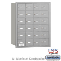 Thumbnail for 4B+ Horizontal Mailbox - 24 A Doors - Aluminum - Rear Loading - USPS Access