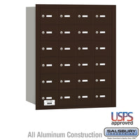 Thumbnail for 4B+ Horizontal Mailbox - 24 A Doors - Bronze - Rear Loading - USPS Access