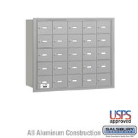 Thumbnail for 4B+ Horizontal Mailbox - 25 A Doors - Aluminum - Rear Loading - USPS Access