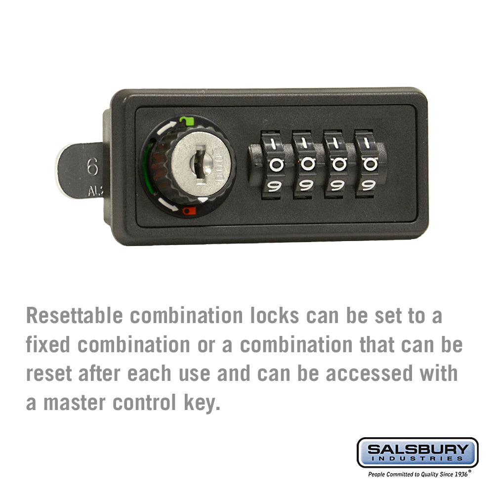 Resettable Combination Lock - for 4B+ Horizontal Mailbox Door