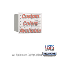 Thumbnail for Recessed Mounted 4C Horizontal Mailbox - 6 Door High Unit (23 7/8 Inches) - Double Column - 9 MB1 Doors - Custom Color - Rear Loading - USPS Access