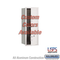 Thumbnail for Recessed Mounted 4C Horizontal Mailbox - 10 Door High Unit (37 7/8 Inches) - Single Column - Stand-Alone Parcel Locker - 2 PL5s - Custom Color - Front Loading - USPS Access