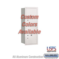 Thumbnail for Recessed Mounted 4C Horizontal Mailbox - 10 Door High Unit (37 7/8 Inches) - Single Column - Stand-Alone Parcel Locker - 2 PL5s - Custom Color - Rear Loading - USPS Access