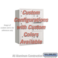 Thumbnail for Recessed Mounted 4C Horizontal Mailbox - 11 Door High Unit (41 3/8 Inches) - Double Column - Custom Unit - Custom Color - Rear Loading - USPS Access