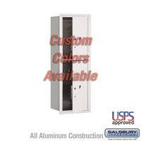 Thumbnail for Recessed Mounted 4C Horizontal Mailbox - 11 Door High Unit (41 3/8 Inches) - Single Column - Stand-Alone Parcel Locker - 1 PL5 and 1 PL6 - Custom Color - Front Loading - USPS Access