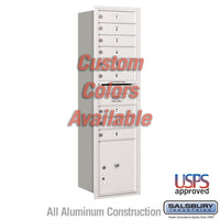 Thumbnail for Recessed Mounted 4C Horizontal Mailbox - Maximum Height Unit (57 1/8 Inches) - Single Column - 9 MB1 Doors / 1 PL4.5 - Custom Color - Rear Loading - USPS Access