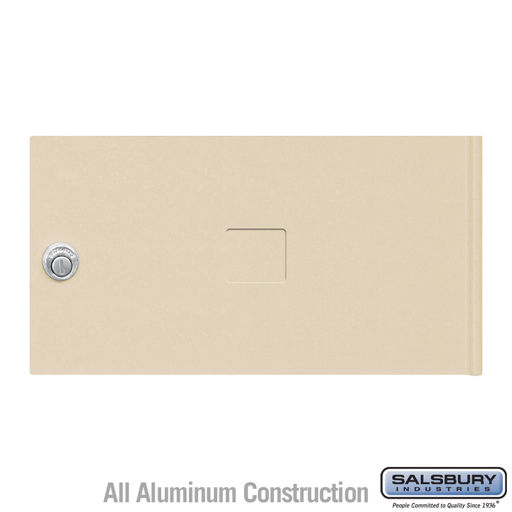 Replacement Door and Lock - Standard MB2 Size - for 4C Horizontal Mailbox - with (3) Keys - Sandstone