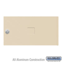 Thumbnail for Replacement Door and Lock - Standard MB2 Size - for 4C Horizontal Mailbox - with (3) Keys - Sandstone