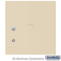 Thumbnail for Replacement Parcel Locker Door and Tenant Lock - for Standard 4 High (PL4) 4C Horizontal Parcel Locker - with (3) Keys - Sandstone