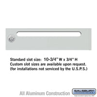 Thumbnail for Mail Slot Option- for 4C Horizontal Mailbox Door (for Mailboxes Not Serviced by the USPS)