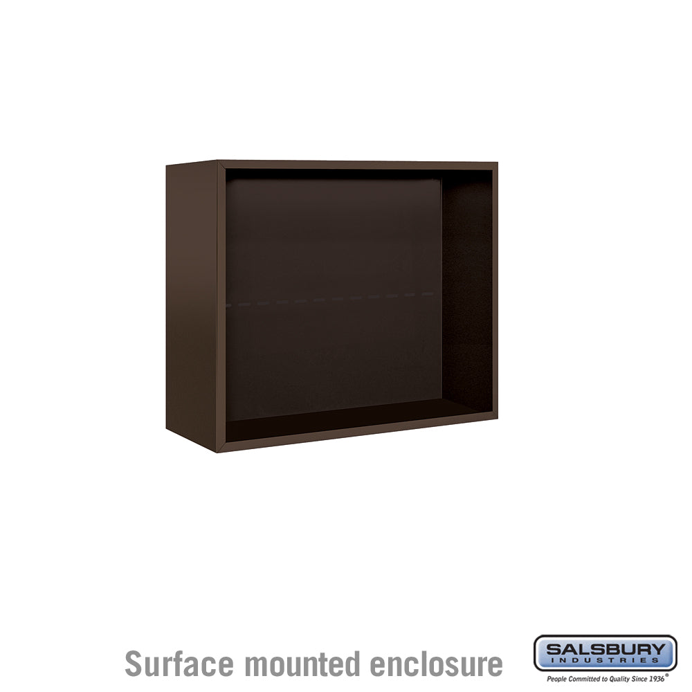 Surface Mounted Enclosure - for 3706 Double Column Unit - Bronze