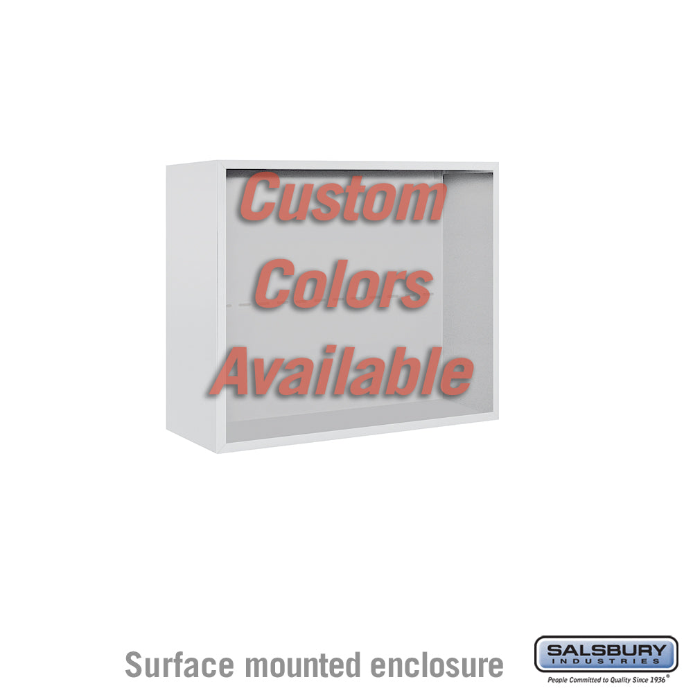 Surface Mounted Enclosure - for 3706 Double Column 4C Horizontal Mailbox Unit - Custom Color