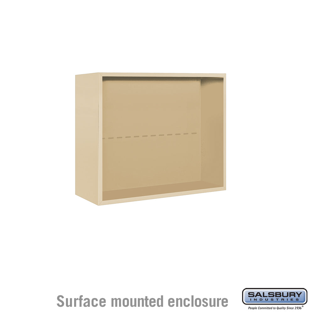 Surface Mounted Enclosure - for 3706 Double Column Unit - Sandstone