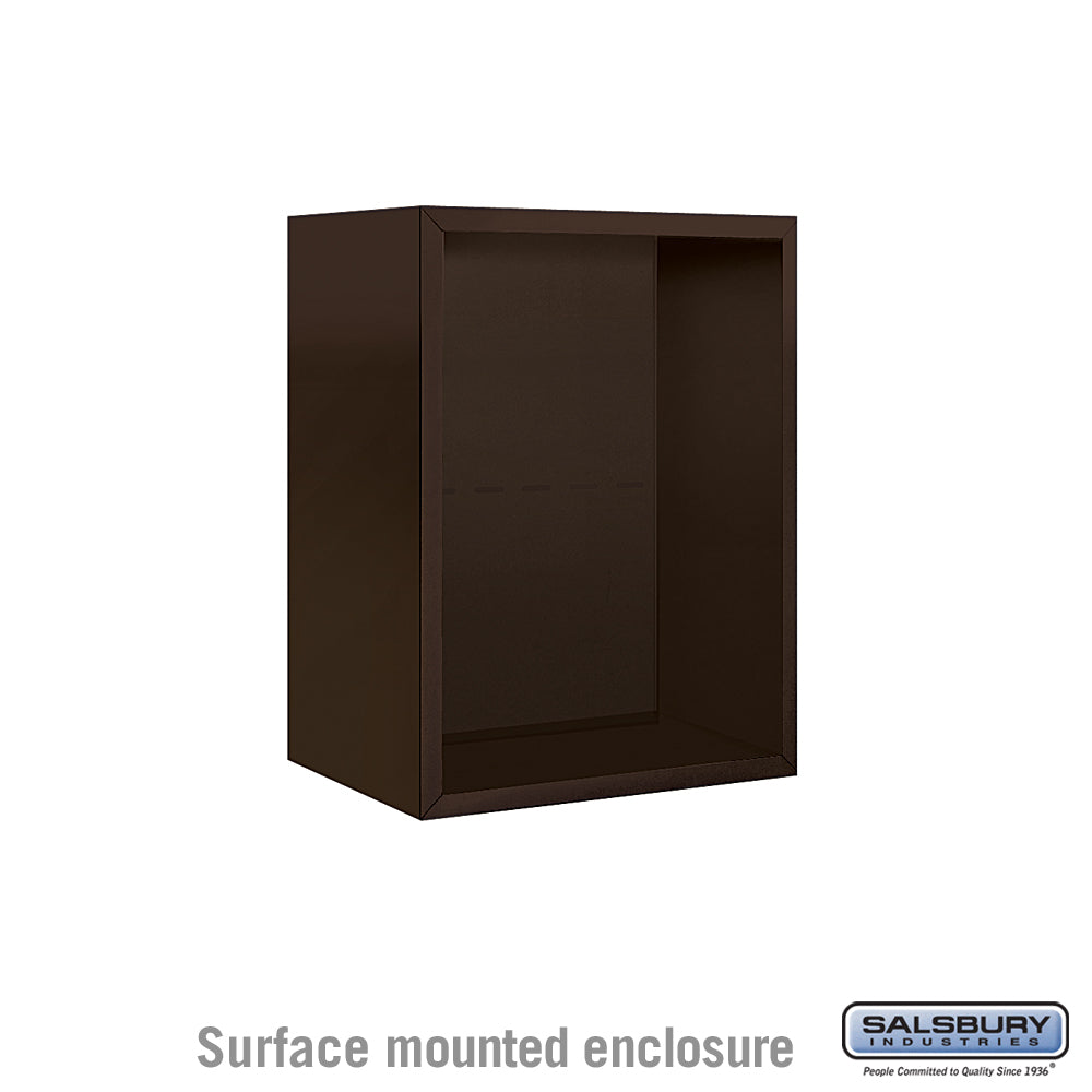 Surface Mounted Enclosure - for 3706 Single Column Unit - Bronze