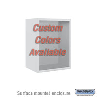 Thumbnail for Surface Mounted Enclosure - for 3706 Single Column 4C Horizontal Mailbox Unit - Custom Color