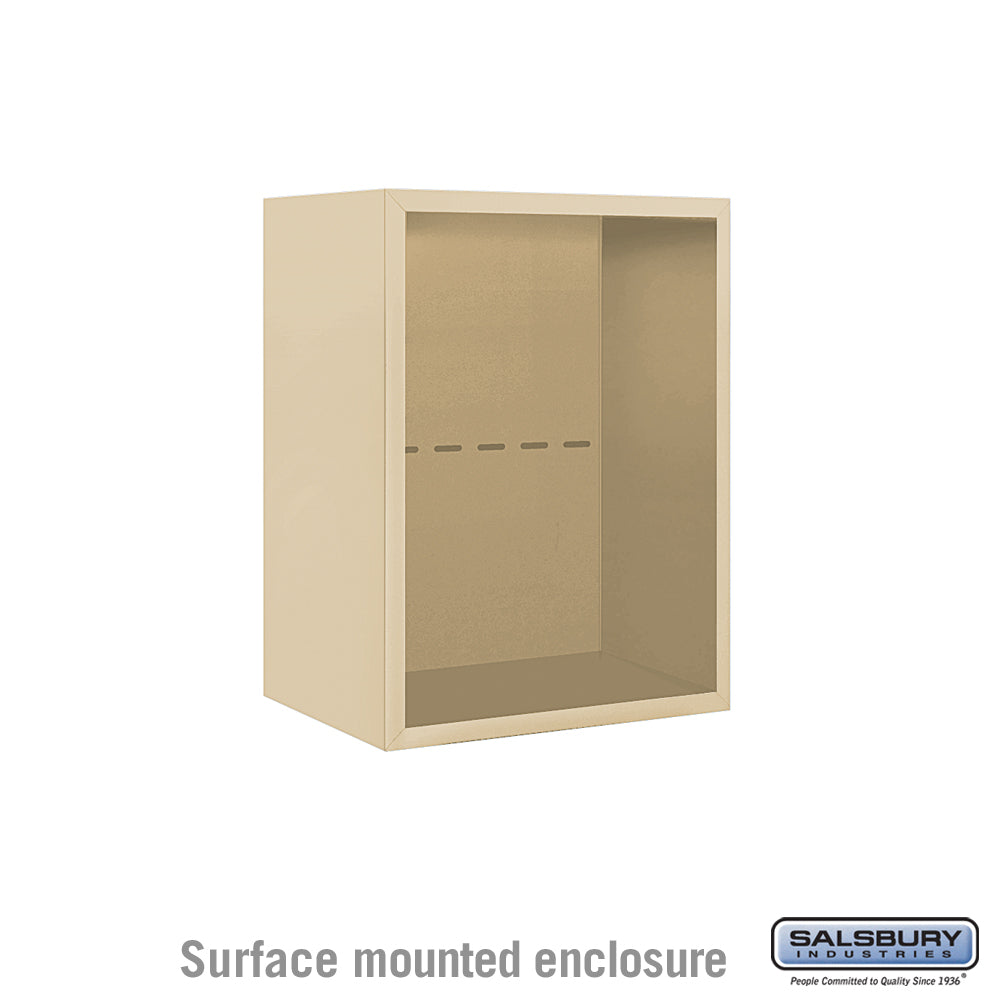 Surface Mounted Enclosure - for 3706 Single Column Unit - Sandstone