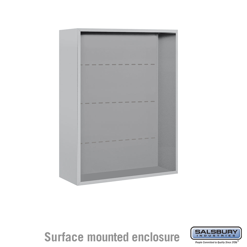 Surface Mounted Enclosure - for 3710 Double Column Unit - Aluminum