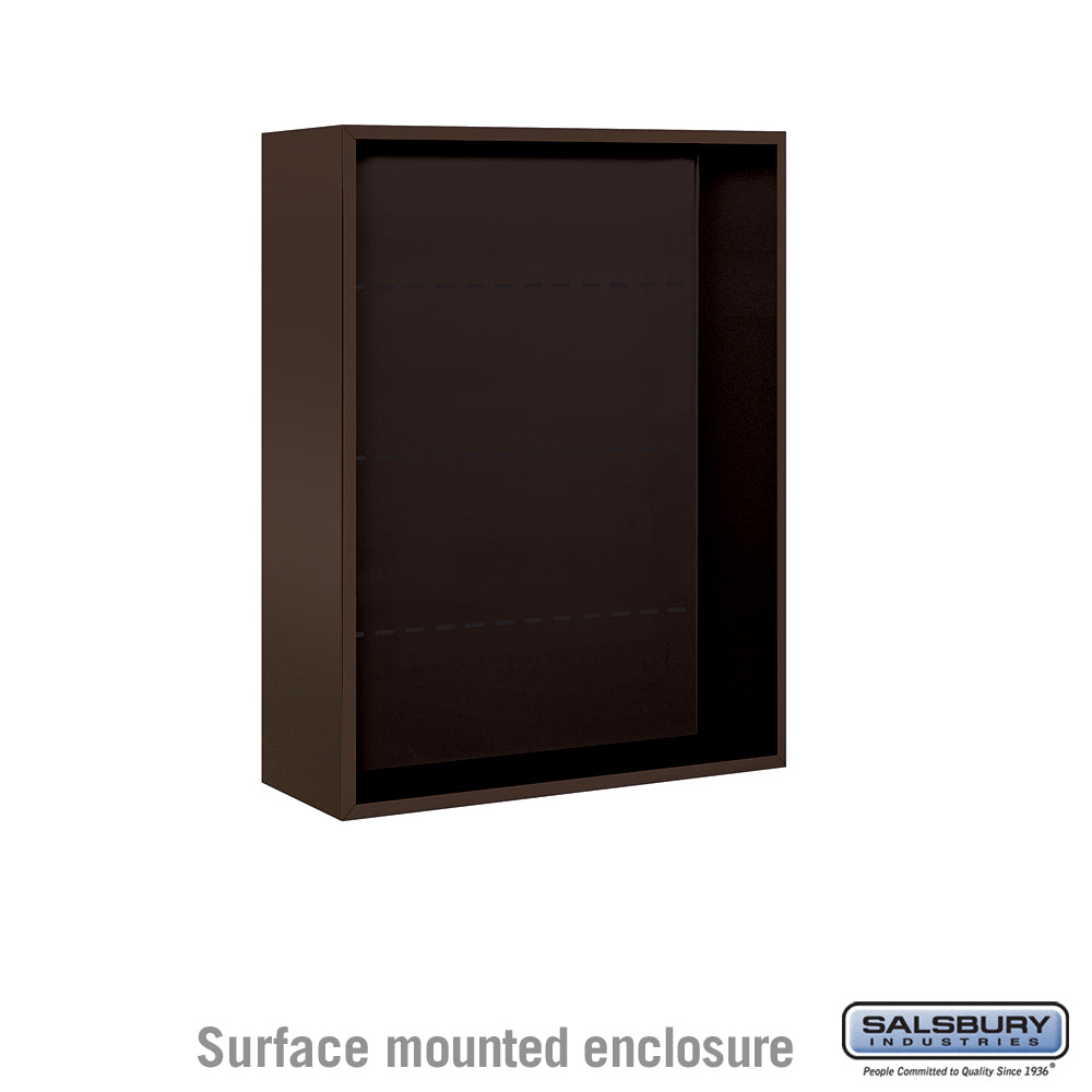 Surface Mounted Enclosure - for 3710 Double Column Unit - Bronze