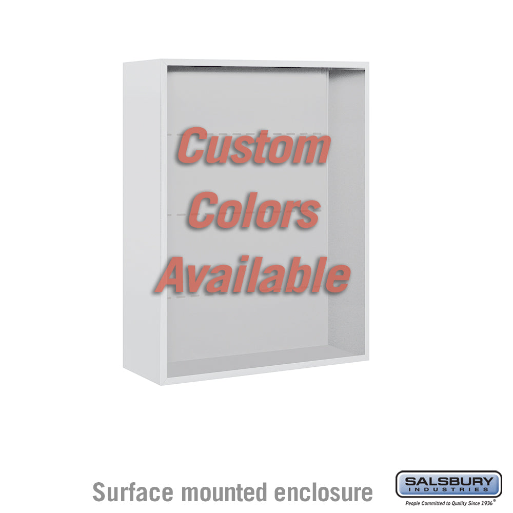 Surface Mounted Enclosure - for 3710 Double Column 4C Horizontal Mailbox Unit - Custom Color