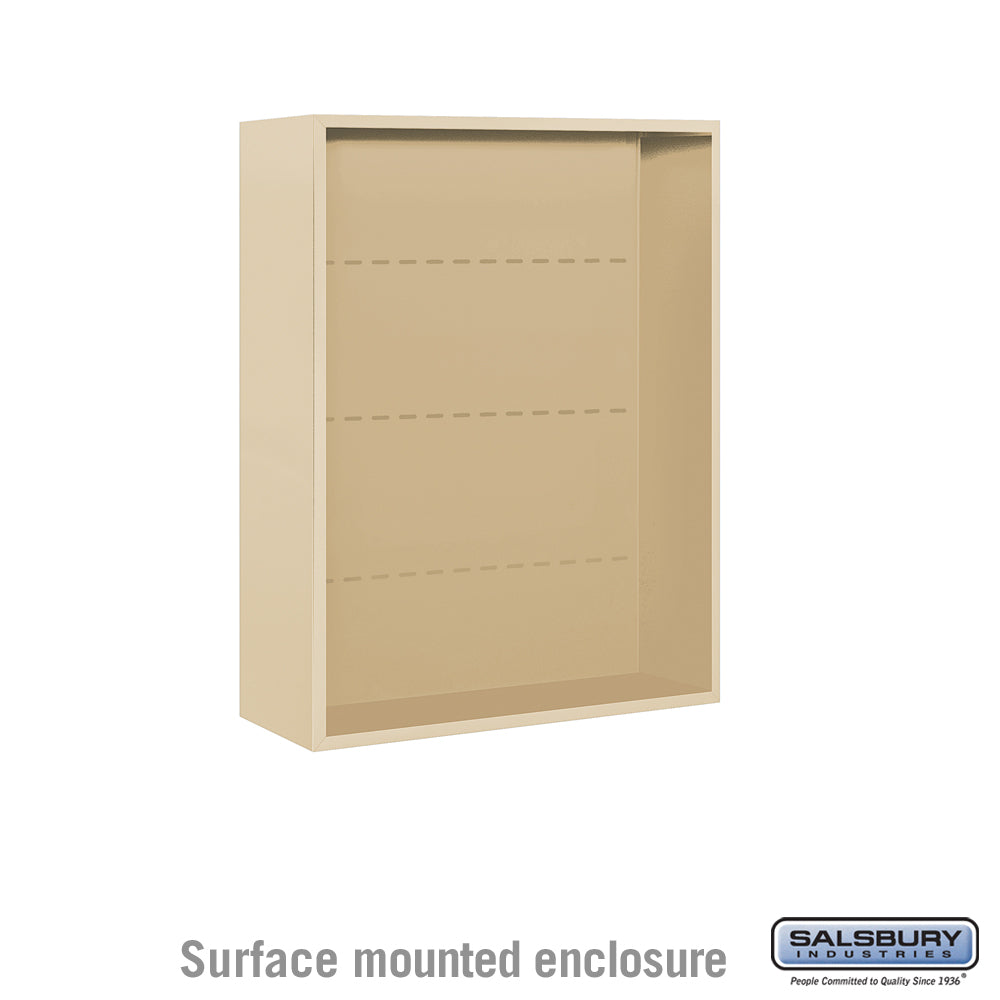 Surface Mounted Enclosure - for 3710 Double Column Unit - Sandstone