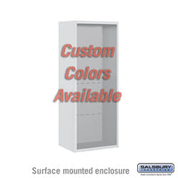 Thumbnail for Surface Mounted Enclosure - for 3710 Single Column 4C Horizontal Mailbox Unit - Custom Color