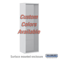 Thumbnail for Surface Mounted Enclosure - for 3711 Single Column 4C Horizontal Mailbox Unit - Custom Color