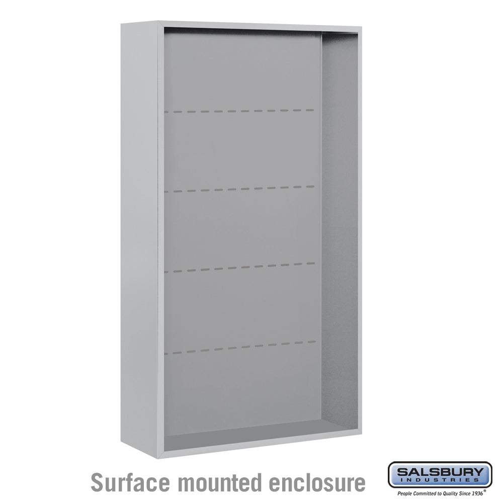 Surface Mounted Enclosure - for 3716 Double Column Unit - Aluminum