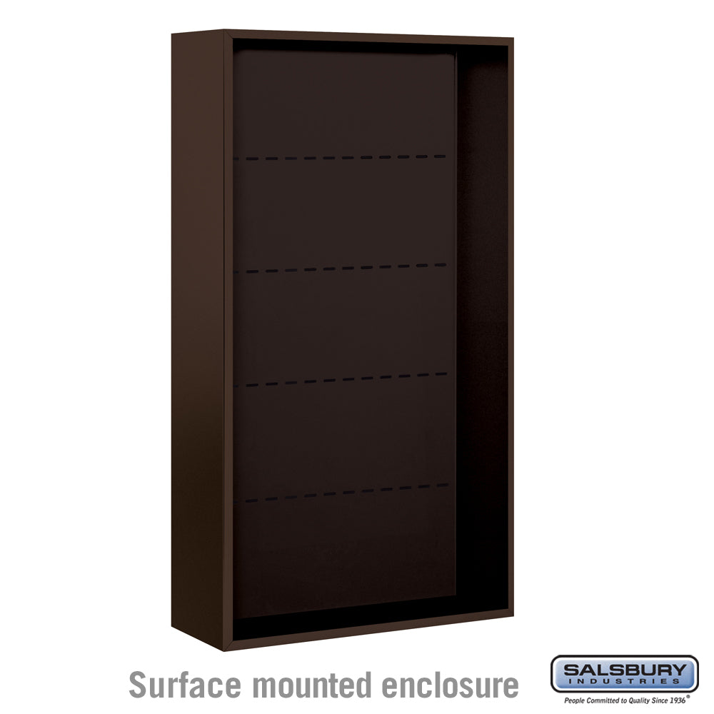 Surface Mounted Enclosure - for 3716 Double Column Unit - Bronze