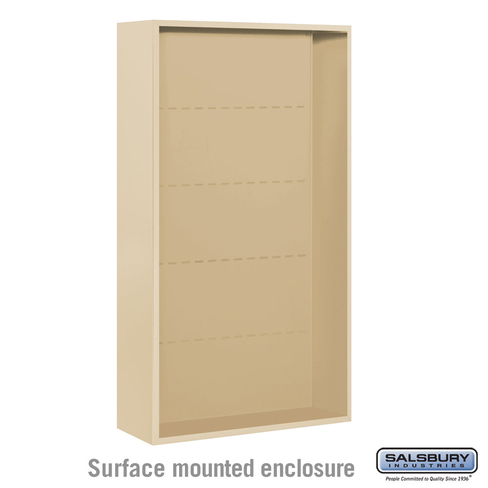 Surface Mounted Enclosure - for 3716 Double Column Unit - Sandstone