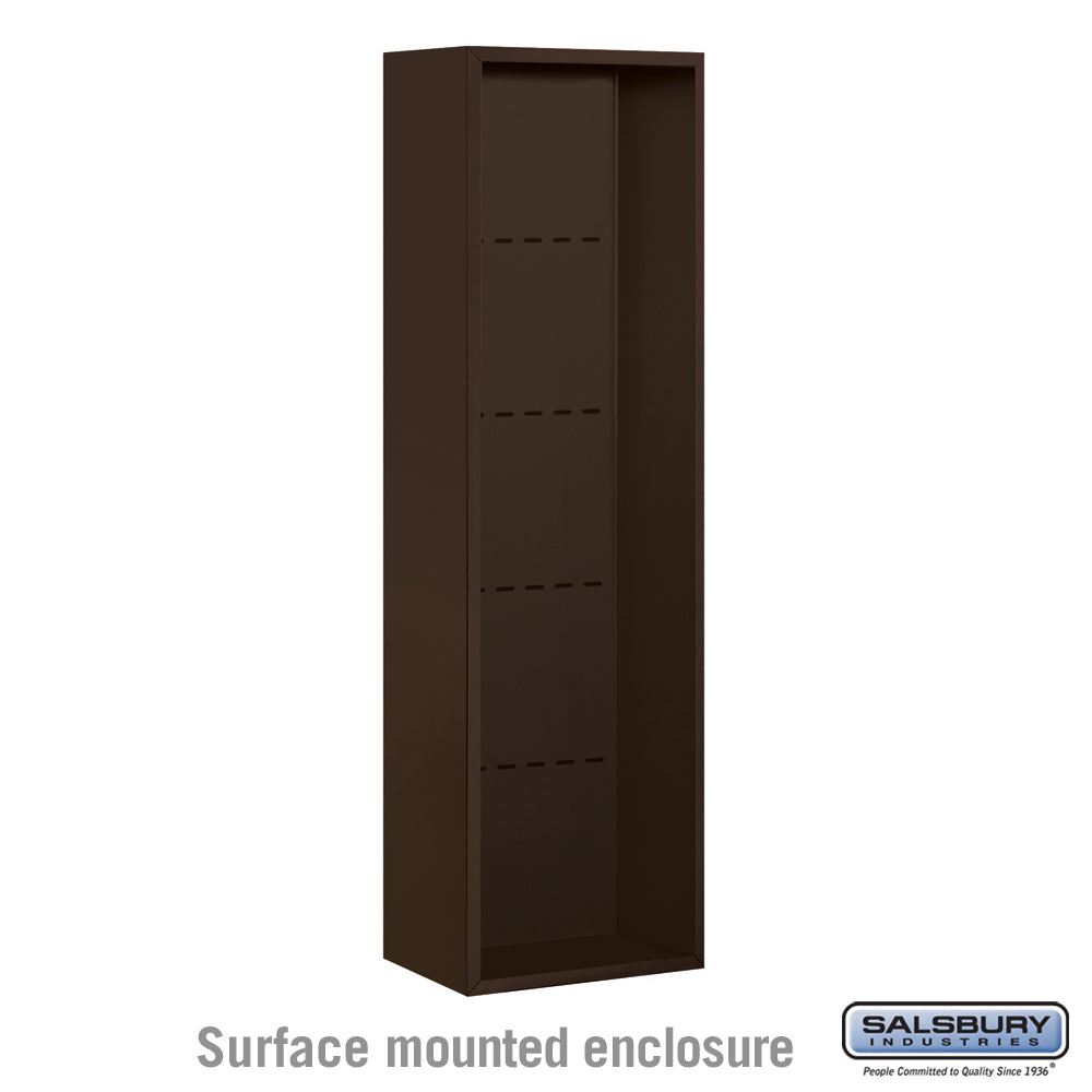 Surface Mounted Enclosure - for 3716 Single Column Unit - Bronze