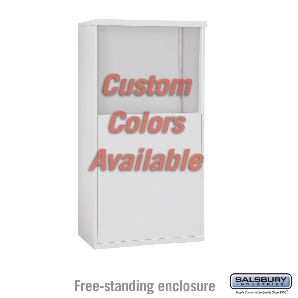 Free-Standing Enclosure - for 3706 Double Column 4C Horizontal Mailbox Unit - Custom Color