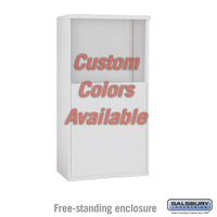 Thumbnail for Free-Standing Enclosure - for 3706 Double Column 4C Horizontal Mailbox Unit - Custom Color