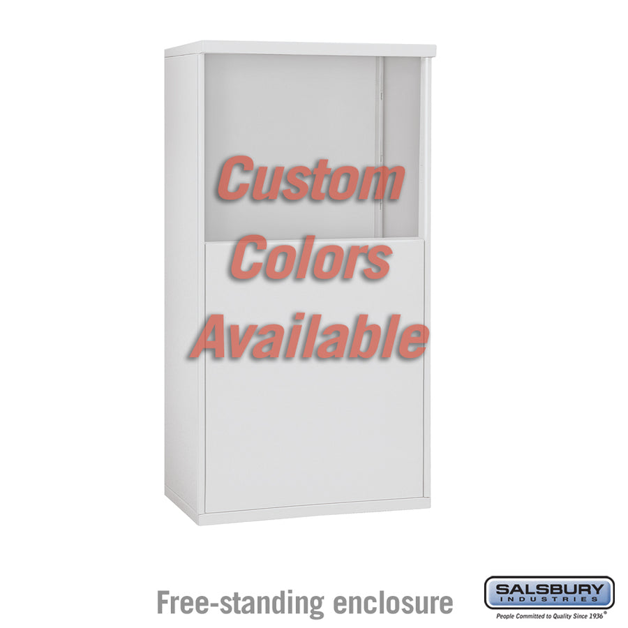 Free-Standing Enclosure - for 3706 Double Column 4C Horizontal Mailbox Unit - Custom Color
