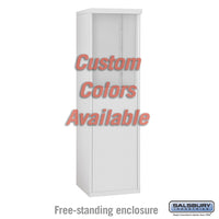 Thumbnail for Free-Standing Enclosure - for 3706 Single Column 4C Horizontal Mailbox Unit - Custom Color