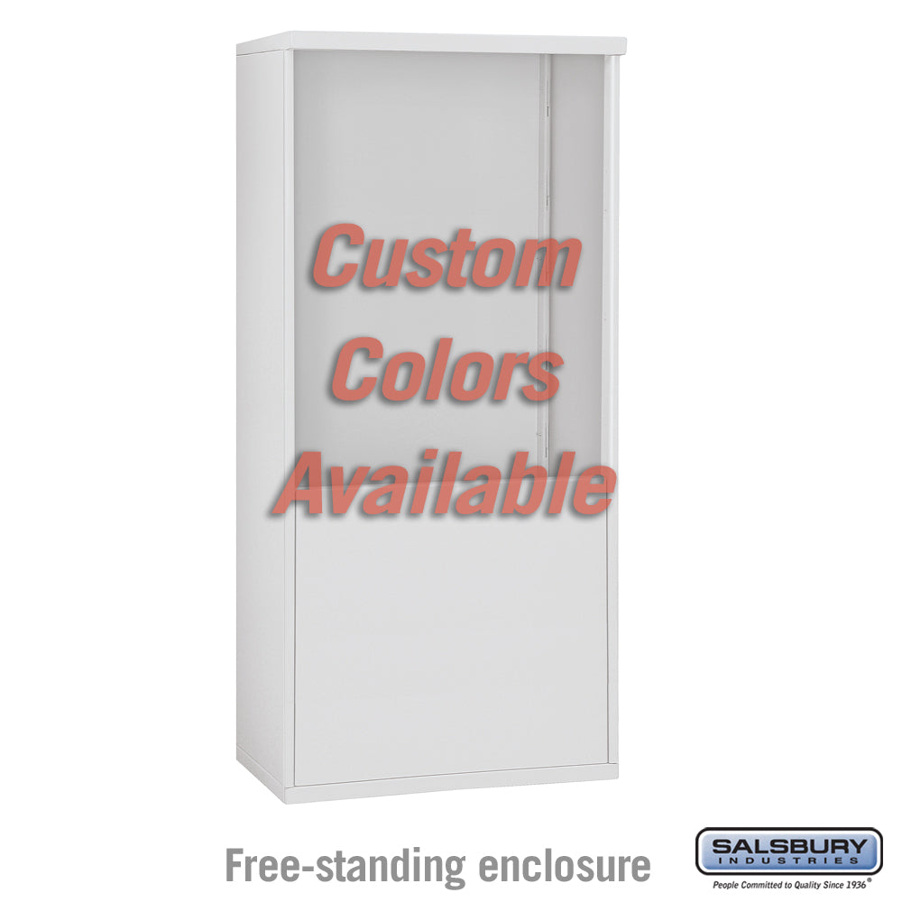 Free-Standing Enclosure - for 3710 Double Column 4C Horizontal Mailbox Unit - Custom Color