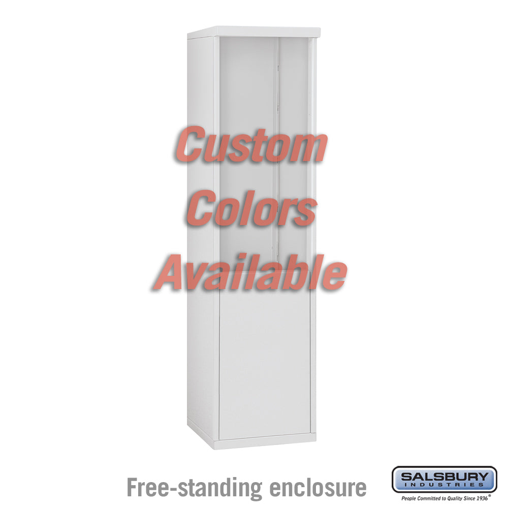 Free-Standing Enclosure - for 3710 Single Column 4C Horizontal Mailbox Unit - Custom Color