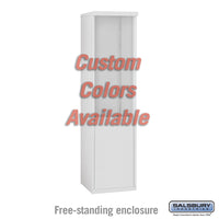 Thumbnail for Free-Standing Enclosure - for 3710 Single Column 4C Horizontal Mailbox Unit - Custom Color