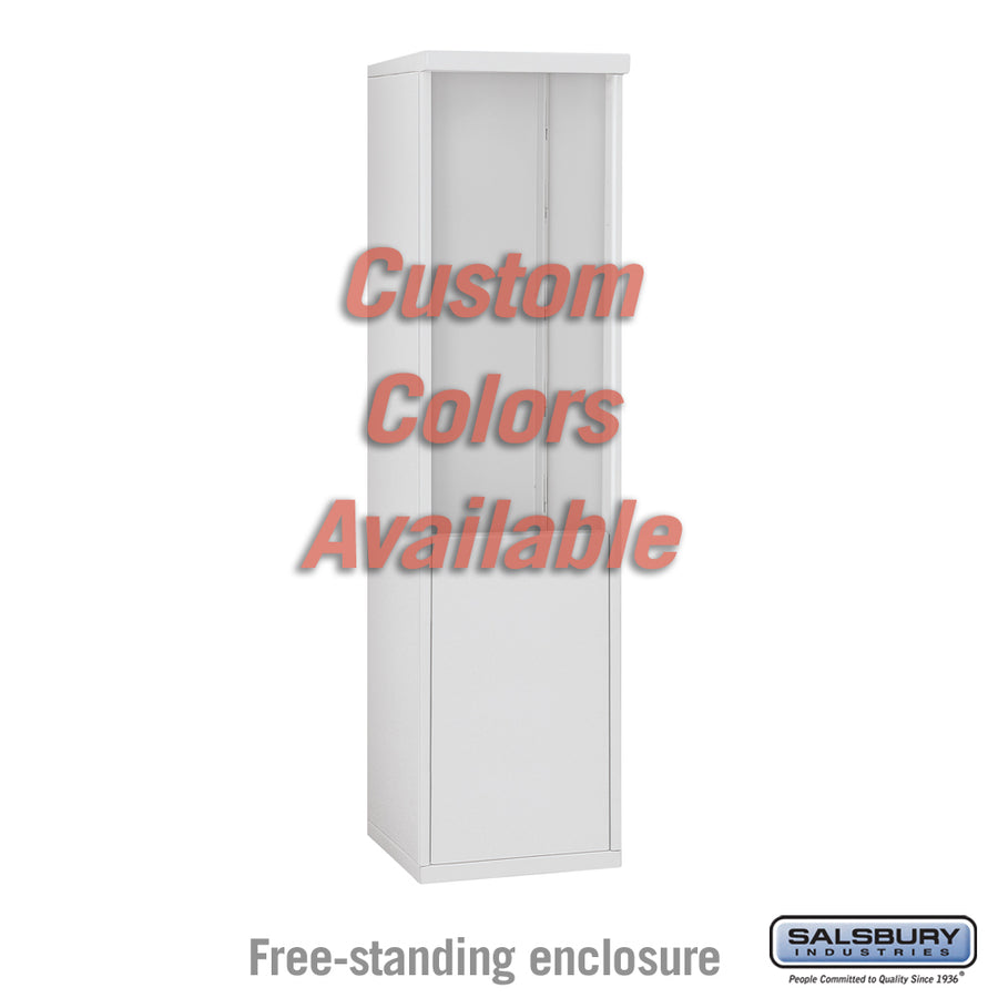 Free-Standing Enclosure - for 3710 Single Column 4C Horizontal Mailbox Unit - Custom Color