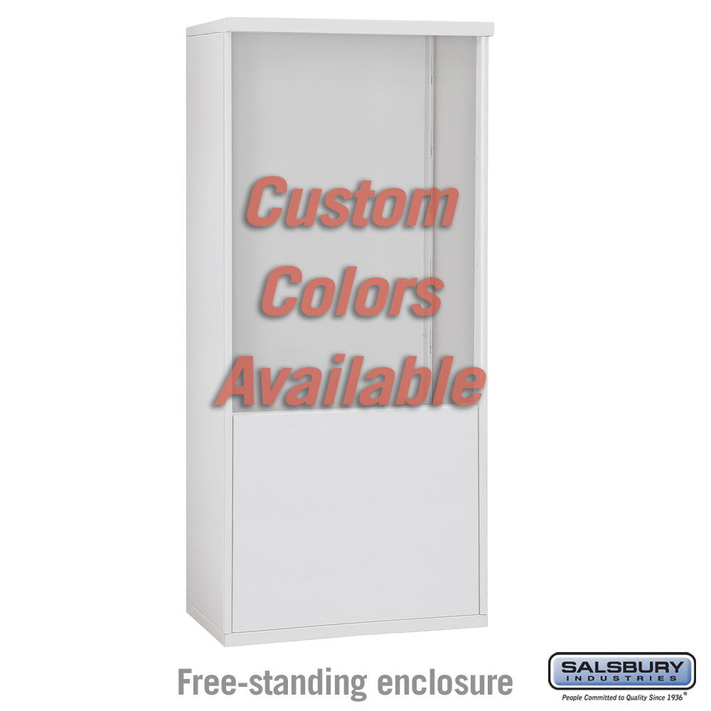 Free-Standing Enclosure - for 3711 Double Column 4C Horizontal Mailbox Unit - Custom Color