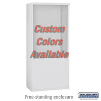 Thumbnail for Free-Standing Enclosure - for 3711 Double Column 4C Horizontal Mailbox Unit - Custom Color