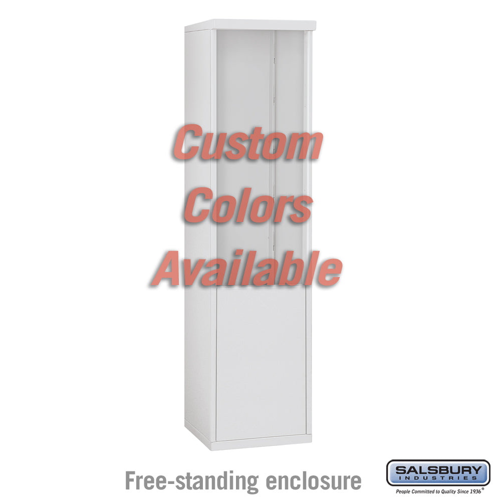 Free-Standing Enclosure - for 3711 Single Column 4C Horizontal Mailbox Unit - Custom Color