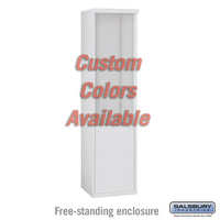 Thumbnail for Free-Standing Enclosure - for 3711 Single Column 4C Horizontal Mailbox Unit - Custom Color